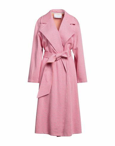 Harris Wharf London Woman Overcoat & Trench Coat Fuchsia Cotton, Polyamide Cover