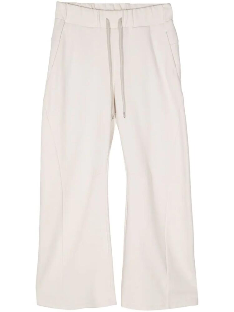 Attachment drawstring-waistband wide-leg trousers - Neutrals Cover