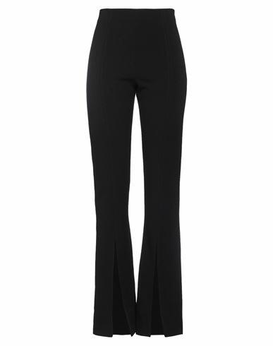 Amen Woman Pants Black Polyester, Viscose, Elastane Cover