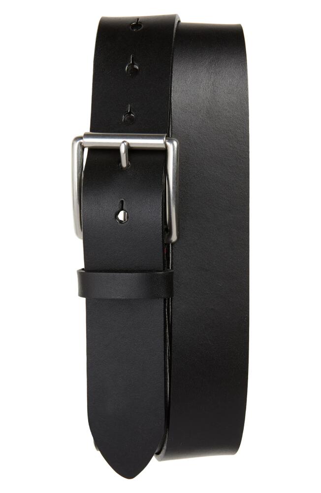 Torino Leather Belt in Black Cover