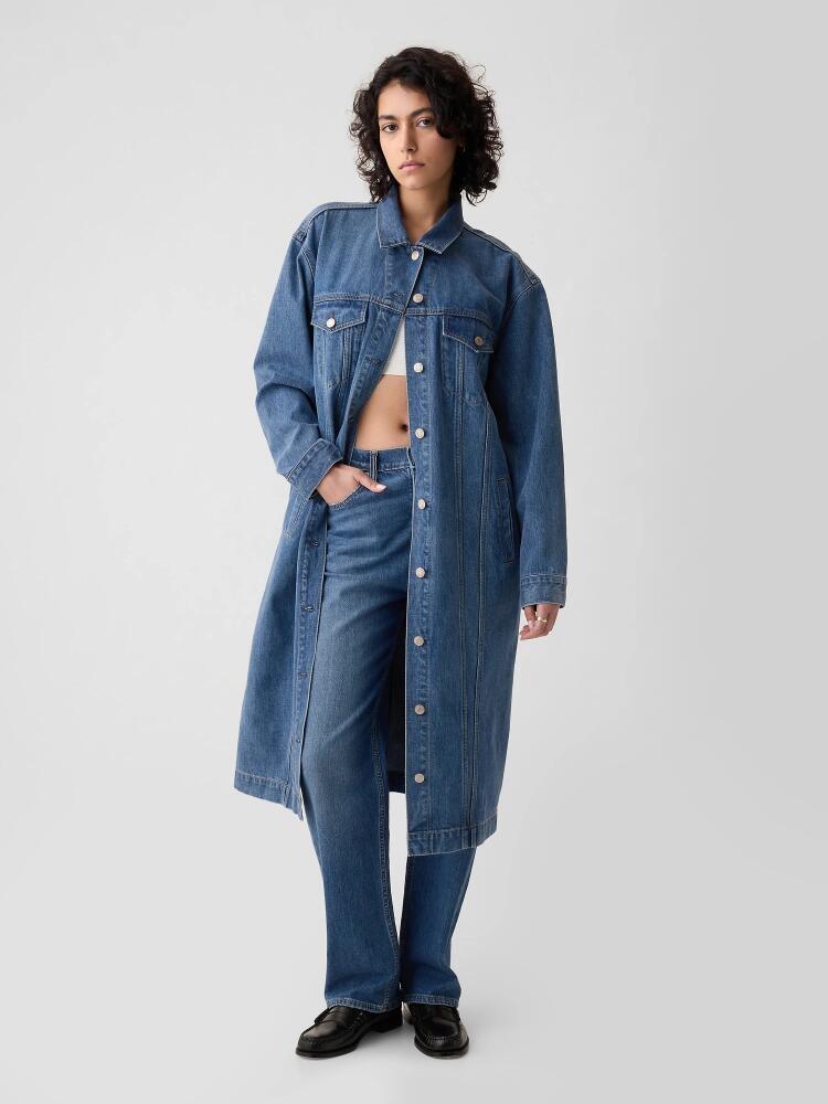 Gap Longline Icon Denim Jacket Cover