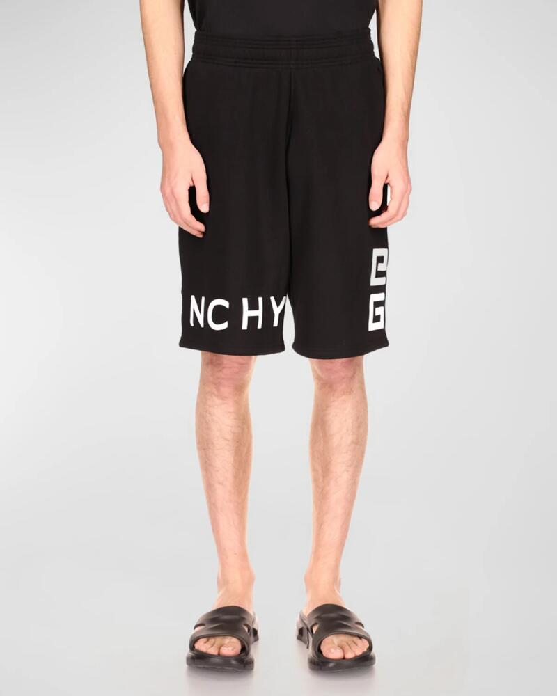 Givenchy Men's Logo-Print Sweat Shorts Cover