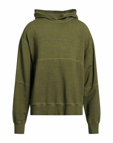 A-cold-wall* Man Sweatshirt Military green Cotton Cover