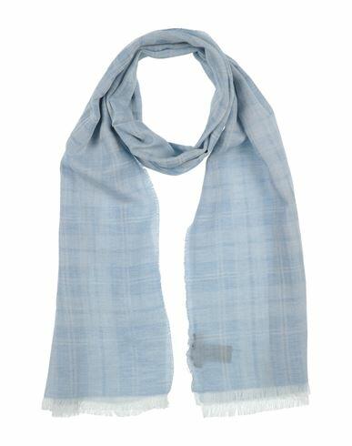 Fiorio Woman Scarf Sky blue Cotton, Modal Cover