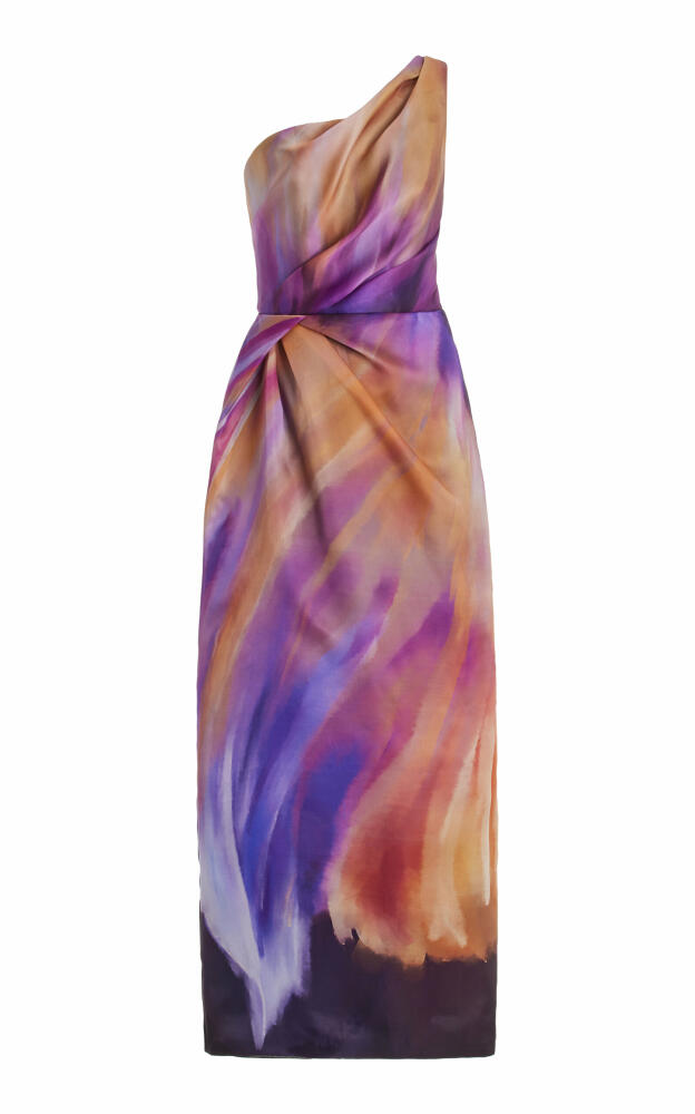 Marchesa - Exclusive Twisted Silk Maxi Dress - Multi Cover