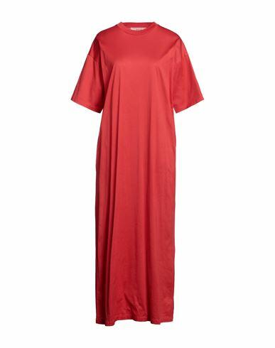 Jucca Woman Maxi dress Red Cotton Cover