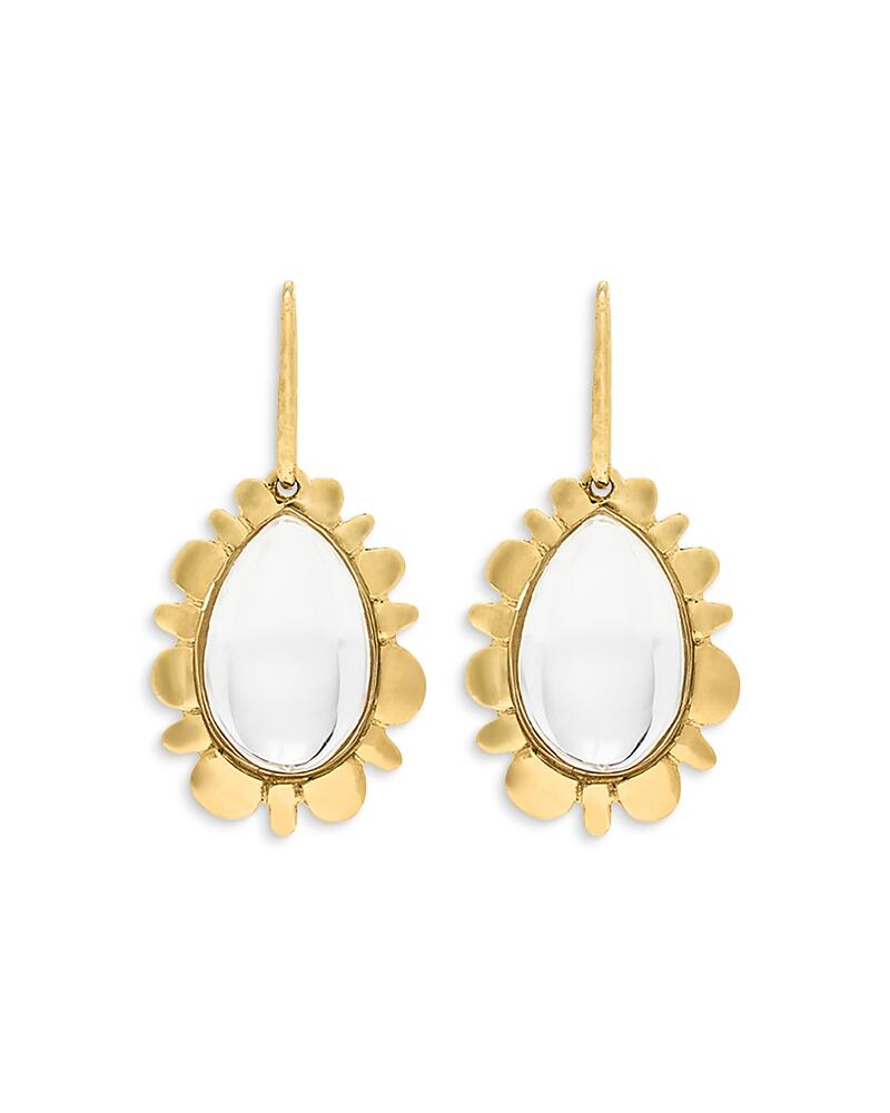 Capucine De Wulf Bliss Quartz Drop Earrings in 18K Gold Plated Cover