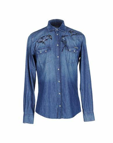 Dolce & gabbana Man Denim shirt Blue Size 15 ½ Cotton Cover