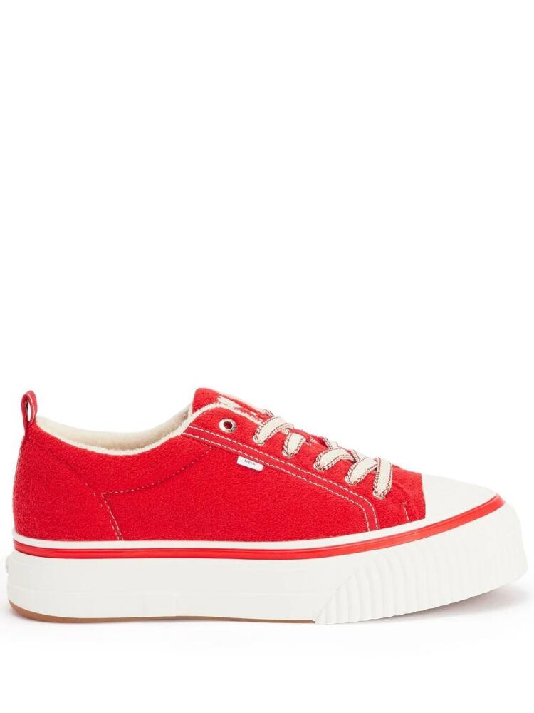 AMI Paris low-top flatform sneakers - Red Cover