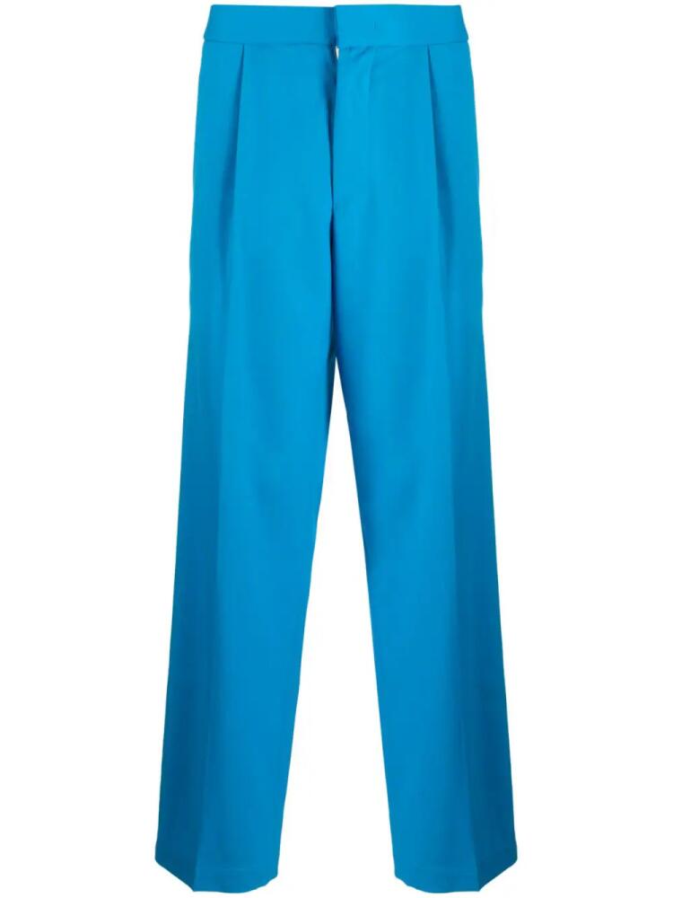 Bonsai wide-leg pleated trousers - Blue Cover