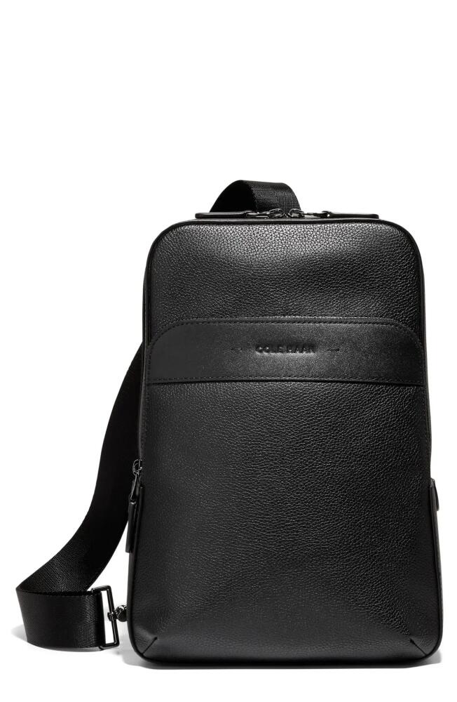 Cole Haan Triboro Leather Sling in Black Cover