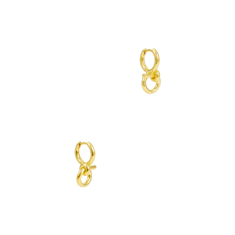 Otiumberg Tied 14kt Gold Vermeil Hoop Earrings - Cover