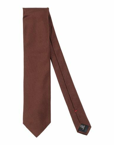 Fiorio Man Ties & bow ties Cocoa Silk Cover