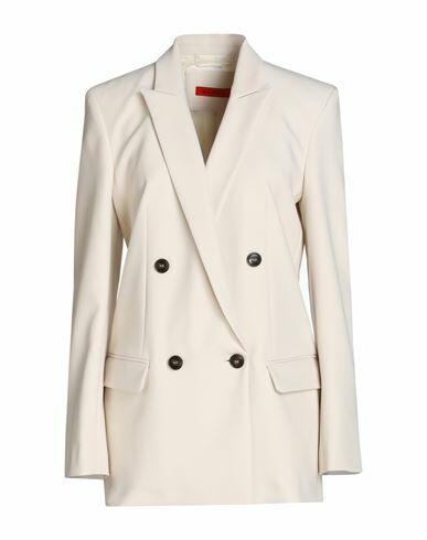 Max & co. Woman Blazer Beige Polyester, Viscose, Elastane Cover