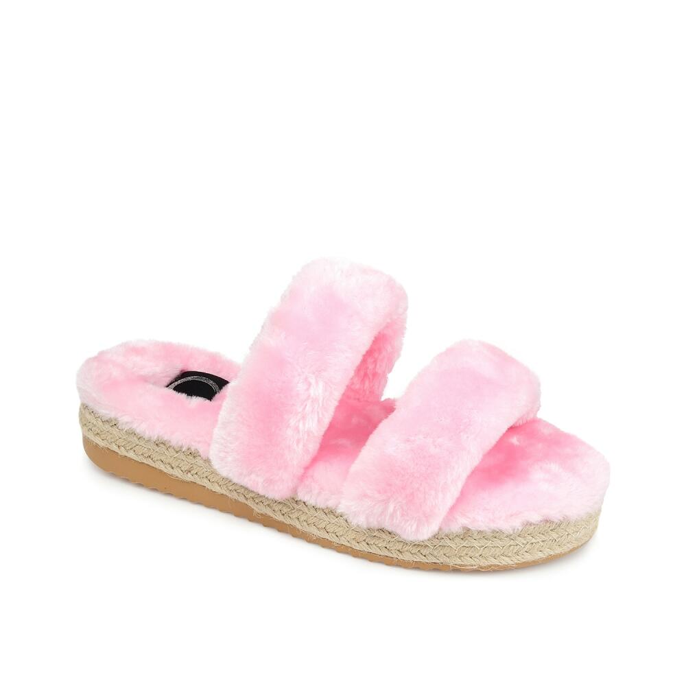 Journee Collection Relaxx Slide Sandal | Women's | Light Pink Cover