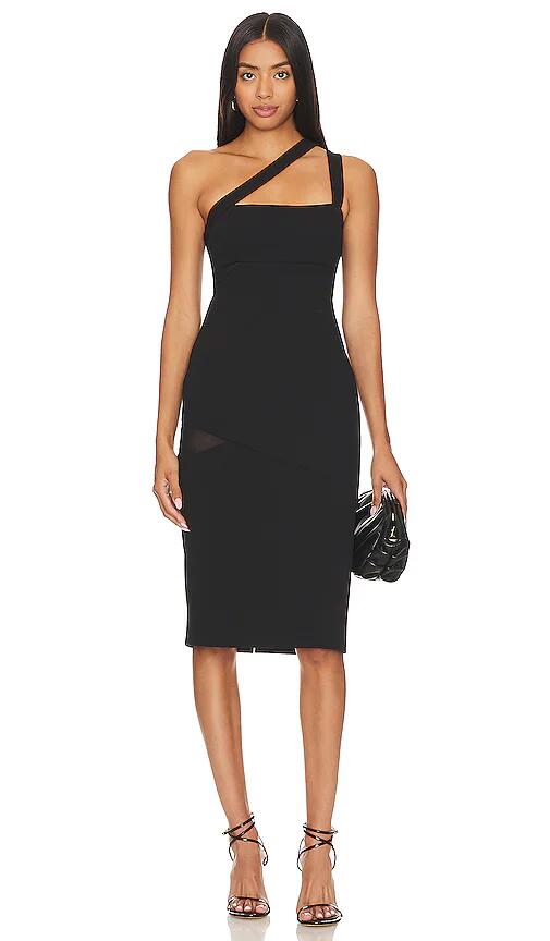 BCBGMAXAZRIA Short Evening Dress in Black Cover