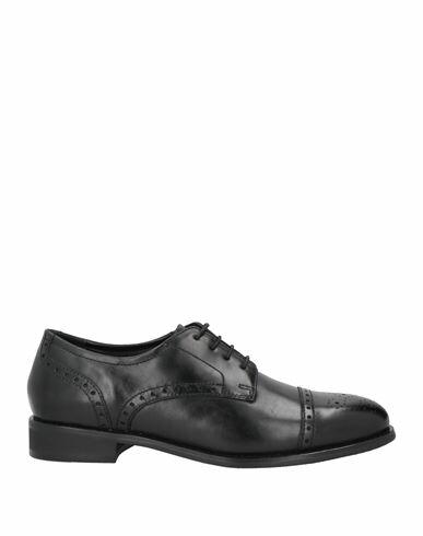 Cafènoir Man Lace-up shoes Black Leather Cover