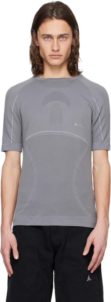 ROA Gray Seamless T-Shirt Cover