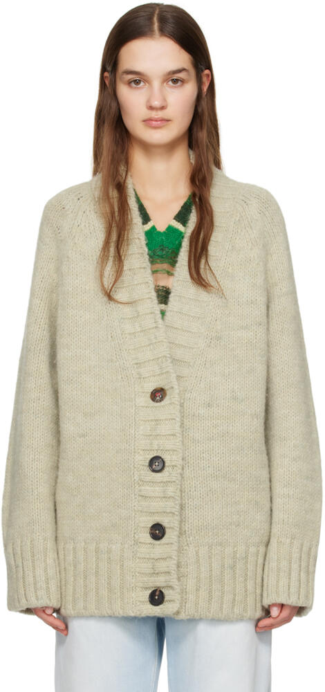 Maison Margiela Green Botanical Dye Cardigan Cover