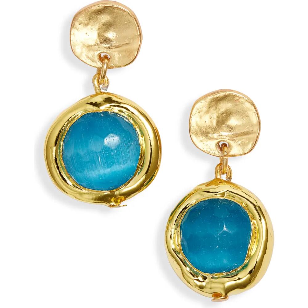 Karine Sultan Crystal Drop Earrings in Gold Cover