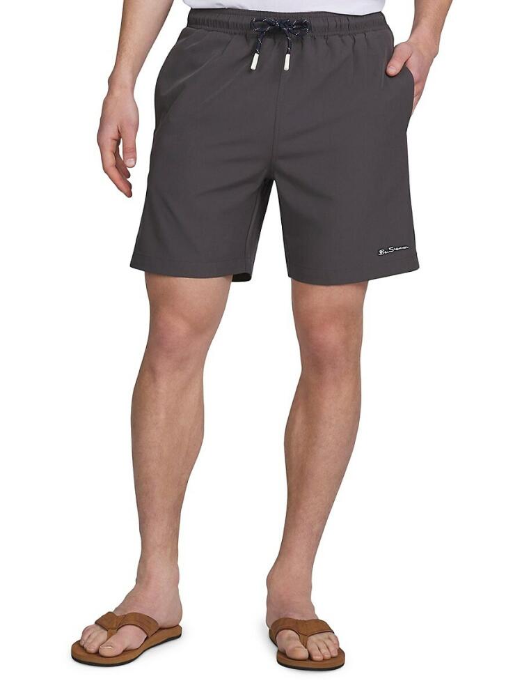 Ben Sherman Men's Surfer Swim Trunks - Dark Grey Cover