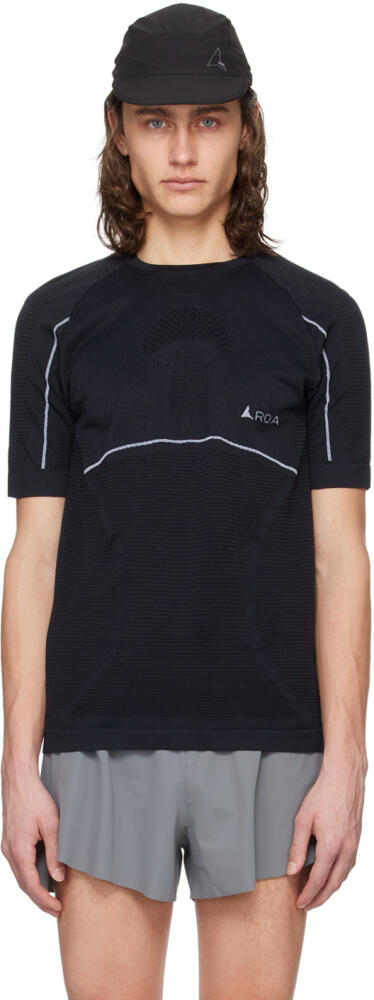 ROA Black Seamless T-Shirt Cover