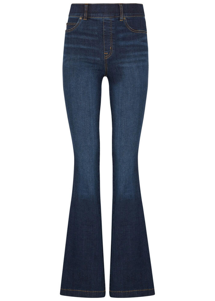 Spanx Dark Blue Flared-leg Jeans Cover