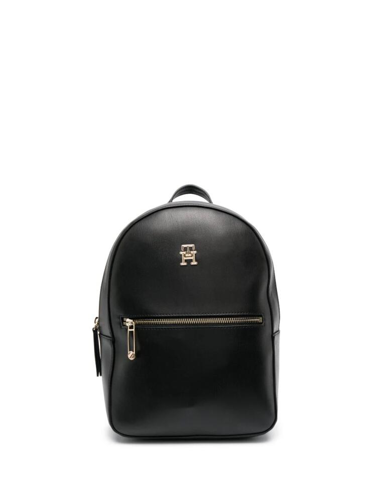 Tommy Hilfiger logo-plaque backpack - Black Cover