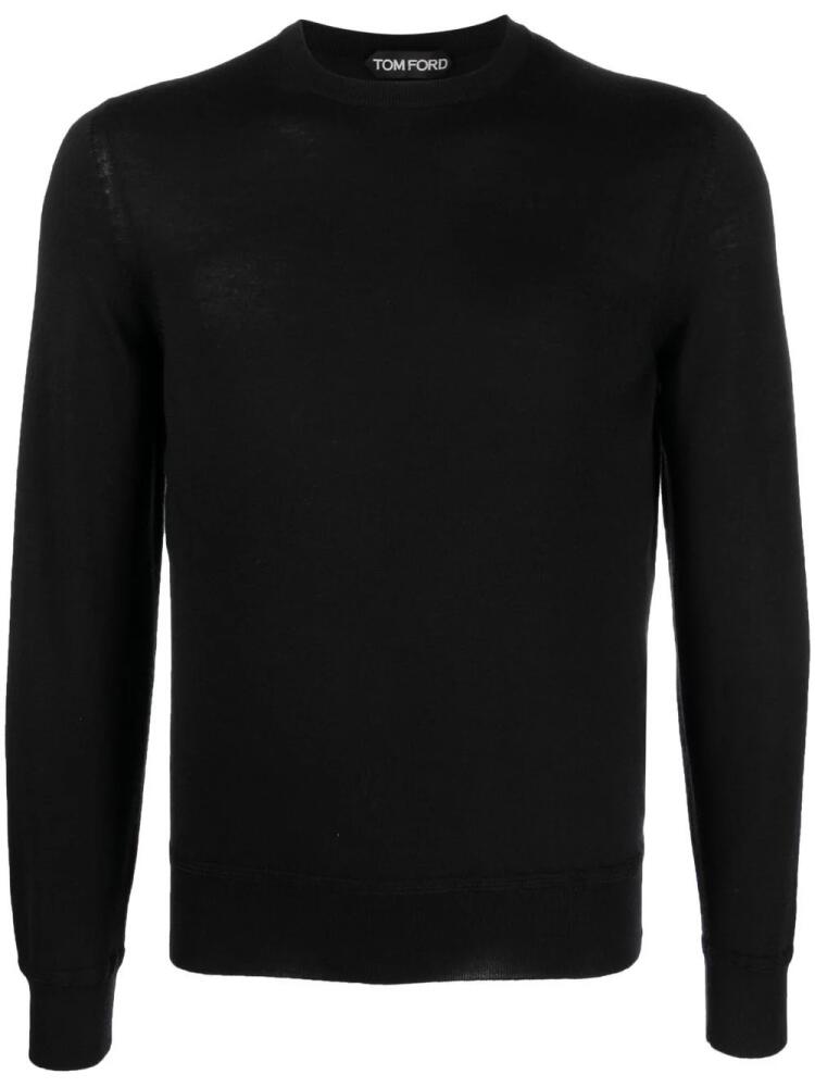 TOM FORD cashmere-silk blend jumper - Black Cover