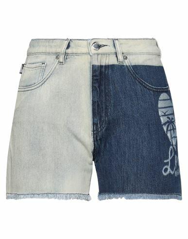 Love Moschino Woman Denim shorts Blue Cotton Cover