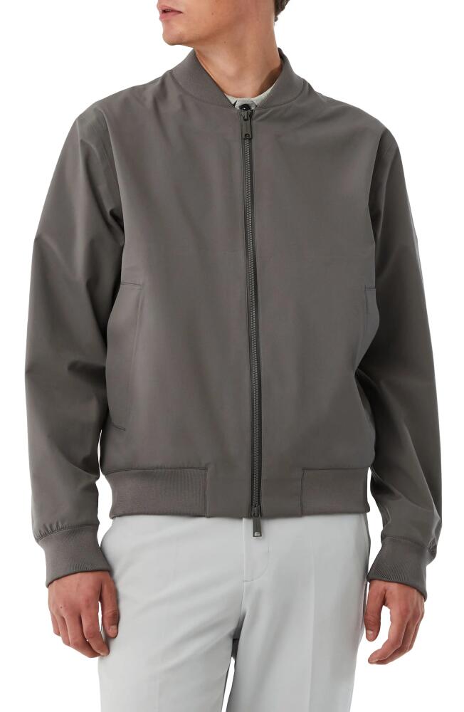 AlphaTauri Ostol Waterproof Bomber Jacket in Graphite Cover