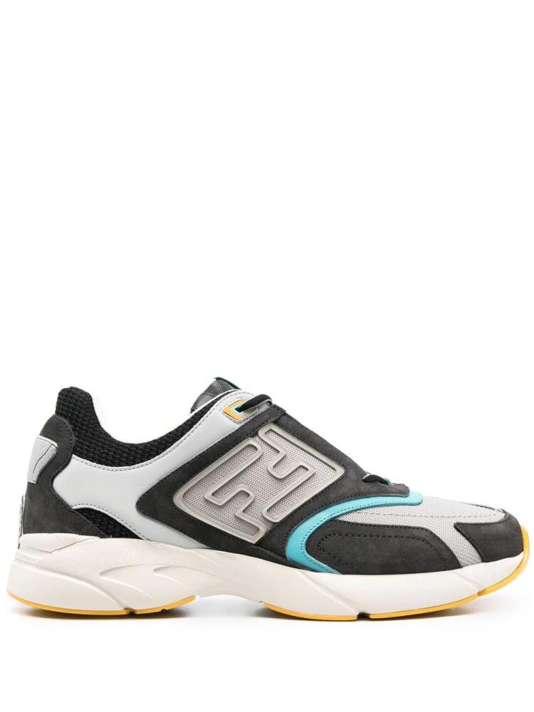 FENDI logo-embossed low-top sneakers - Grey Cover