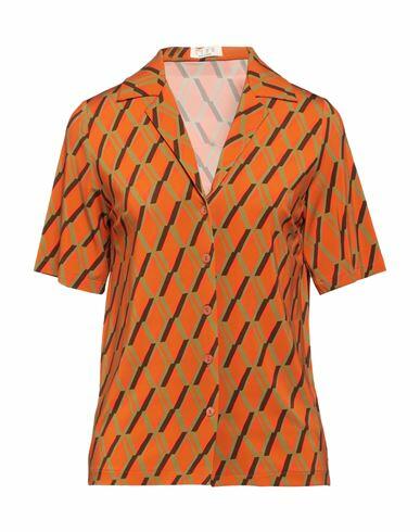 Siyu Woman Shirt Orange Viscose, Elastane Cover