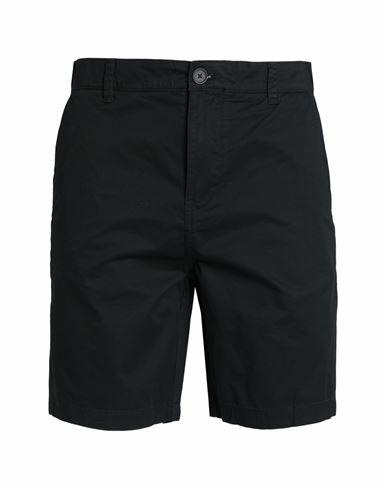 Selected Homme Man Shorts & Bermuda Shorts Black Organic cotton, Cotton, Elastane Cover