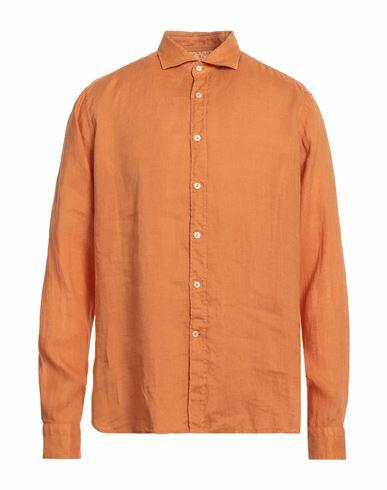 Tintoria Mattei 954 Man Shirt Mandarin Linen Cover