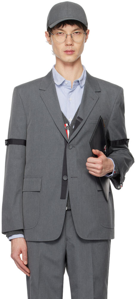 Thom Browne Gray Armband Sport Blazer Cover