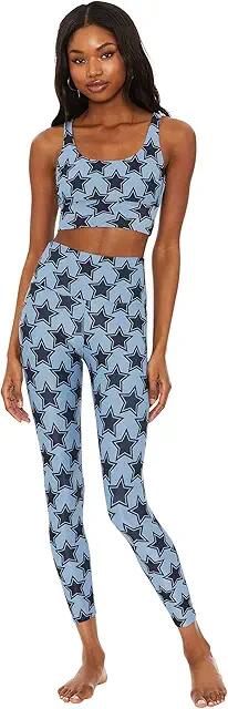 Beach Riot Ayla Leggings (Pewter Disco Star) Women's Clothing Cover