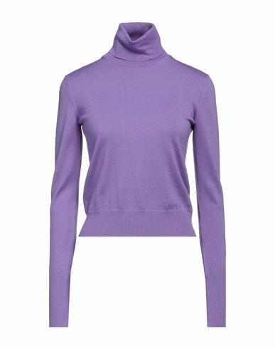 Patrizia Pepe Woman Turtleneck Light purple Wool Cover