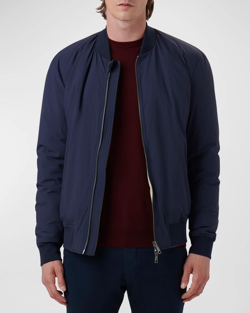 Bugatchi Men's Full-Zip Bomber Jacket Cover