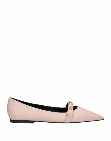 Versace Woman Ballet flats Blush Calfskin Cover