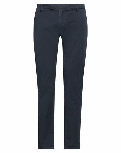 Brian Dales Man Pants Midnight blue Cotton, Elastane Cover