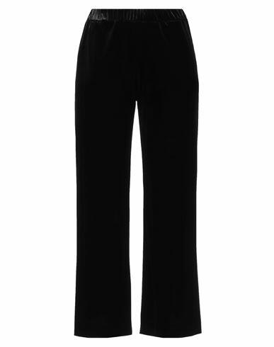 Rue Du Bac Woman Pants Black Polyester, Elastane Cover