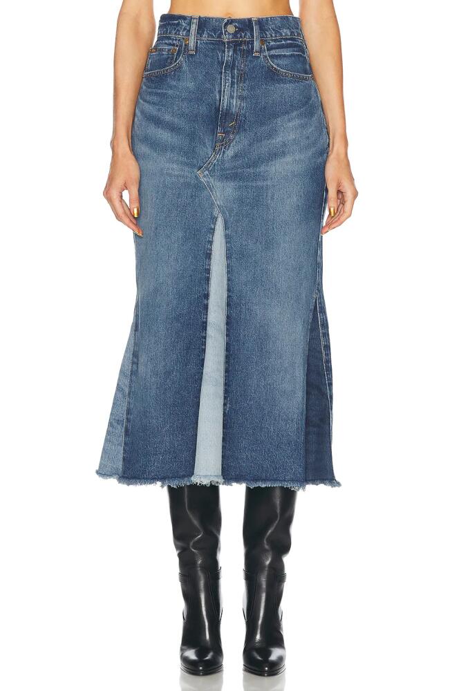 Polo Ralph Lauren Denim Midi Skirt in Blue Cover