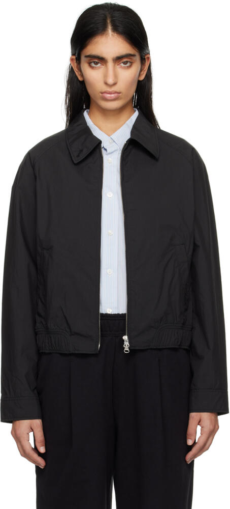 Dunst Black Spread Collar Jacket Cover