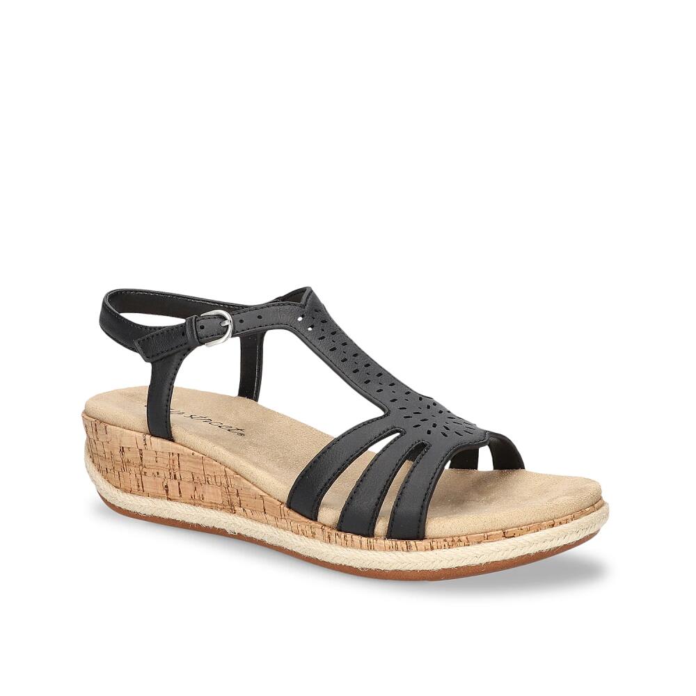 Easy Street Dorinda Wedge Sandal | Women's | Black Cover