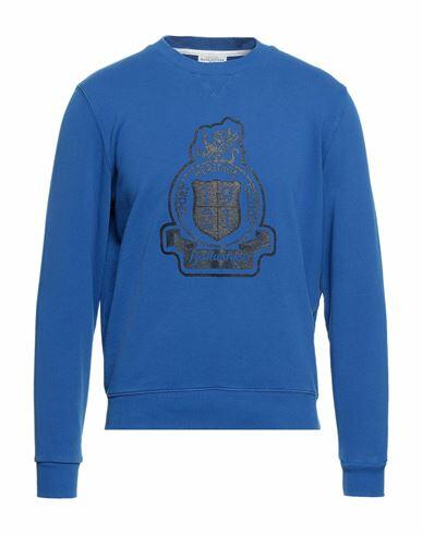 Ballantyne Man Sweatshirt Bright blue Cotton, Elastane Cover