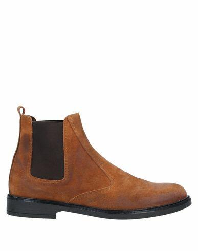 Grey Daniele Alessandrini Man Ankle boots Tan Soft Leather Cover