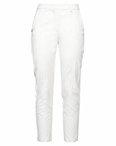 Manila Grace Woman Pants White Viscose, Polyurethane Cover