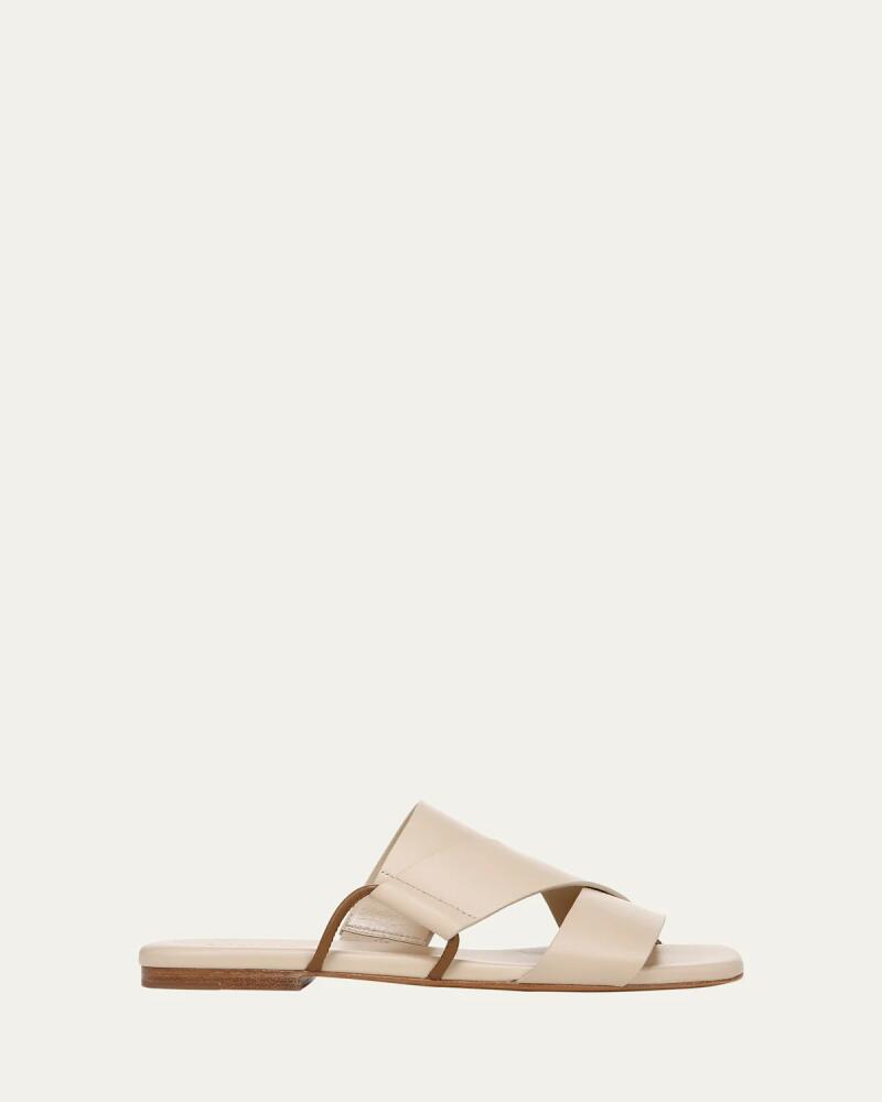 Vince Dylan Asymmetrical Leather Flat Sandals Cover