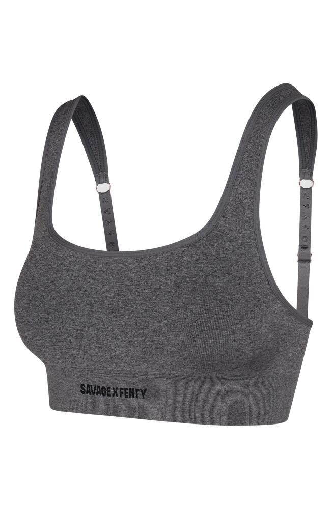 SAVAGE X FENTY Seamless Heather Bralette in Platinum Grey Cover